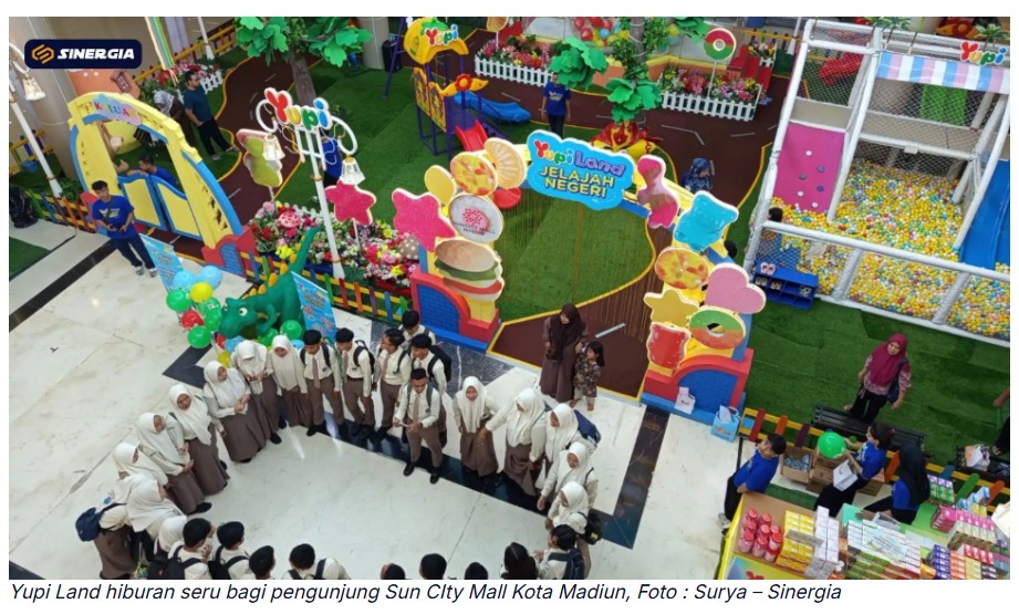 Yupiland 2025 Sambangi Kota Madiun, Hiburan Keluarga Penuh Warna di Sun City Mall