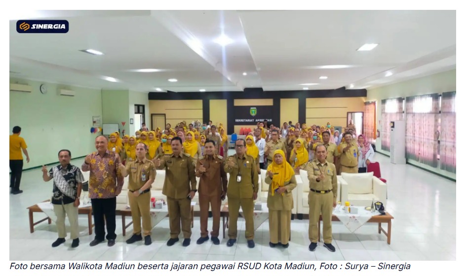 Walikota Maidi Tekankan Peningkatan Kualitas Pelayanan Pegawai RSUD Kota Madiun