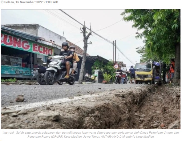 DPUPR Kota Madiun percepat pengerjaan 17 paket pembangunan ruas jalan