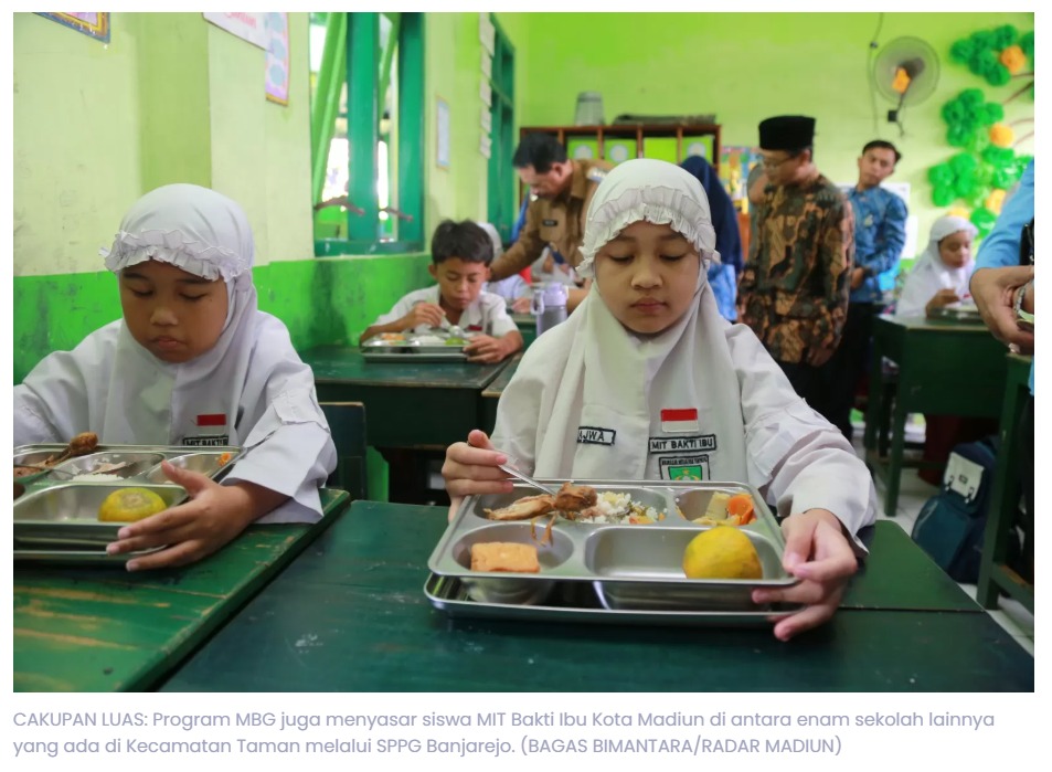 Tanggapan Sekolah Swasta di Kota Madiun setelah Dapat MBG: Dulu Katering Mandiri, Sekarang Gratis