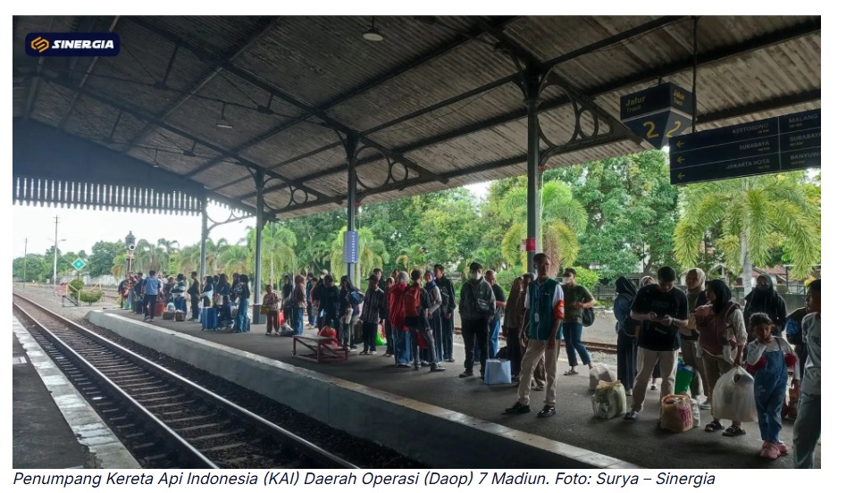 KAI Daop 7 Catatkan Kenaikan Penumpang Sekitar 7 Persen