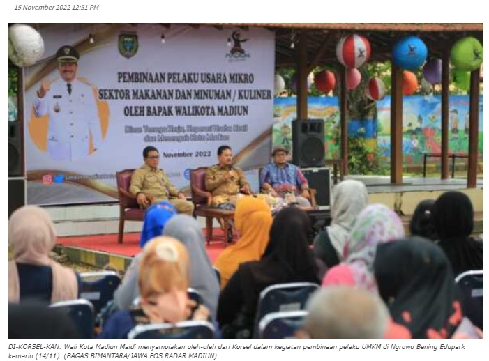 Wali Kota Maidi Ingin UMKM Tahan Banting