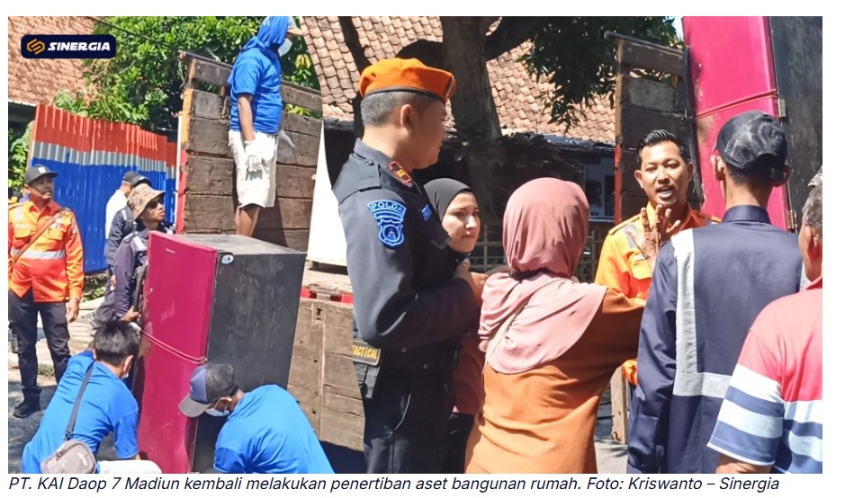 Penertiban Aset Rumah KAI Daop 7 Diwarnai Ketegangan