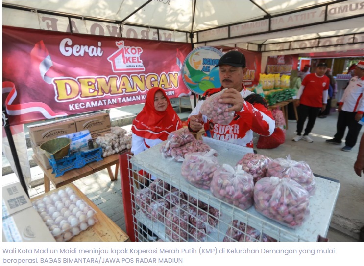 10 Koperasi Merah Putih di Madiun Mulai Beroperasi, Harga Lebih Murah