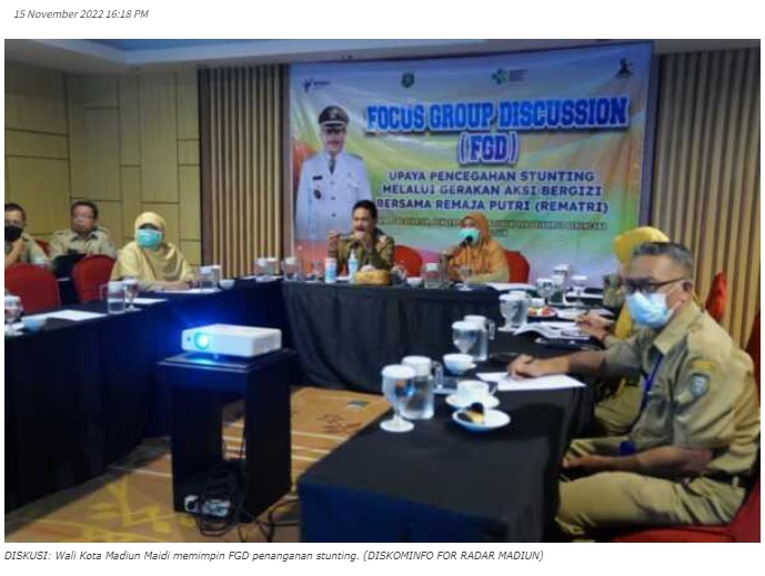 Serius Tangani Stunting, Pemkot Madiun Gelar FGD