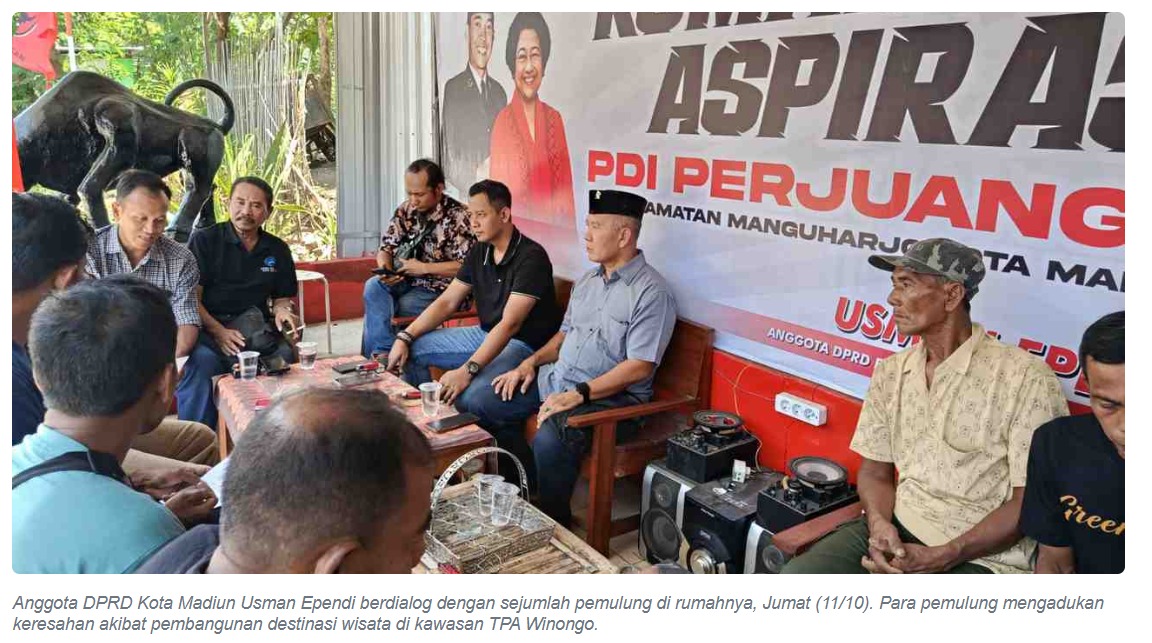 Pemulung TPA Winongo Wadul ke Wakil Rakyat, Keluhkan Proyek Wisata yang Ancam Nafkah