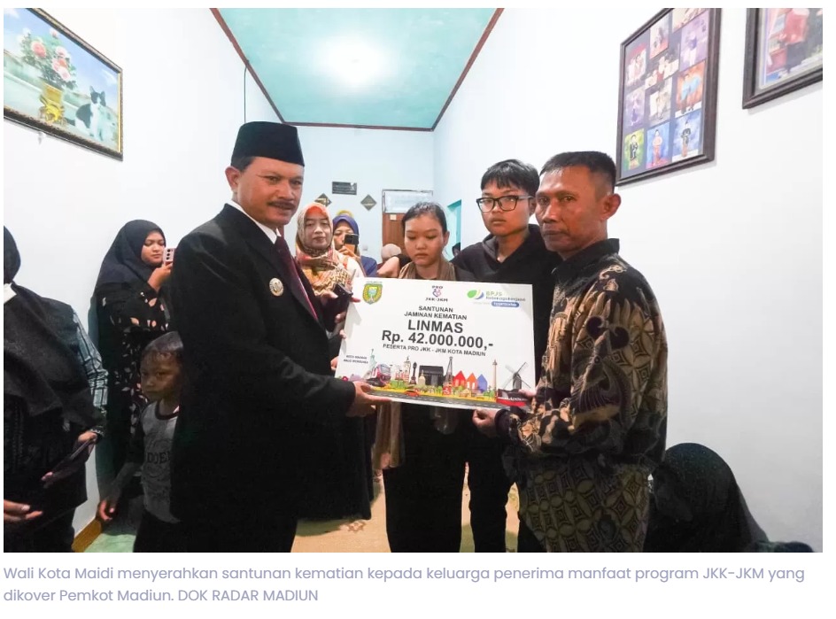 17.487 Warga Madiun Sudah Terlindungi Program JKK-JKM, Pemkot Perluas Cakupan Peserta