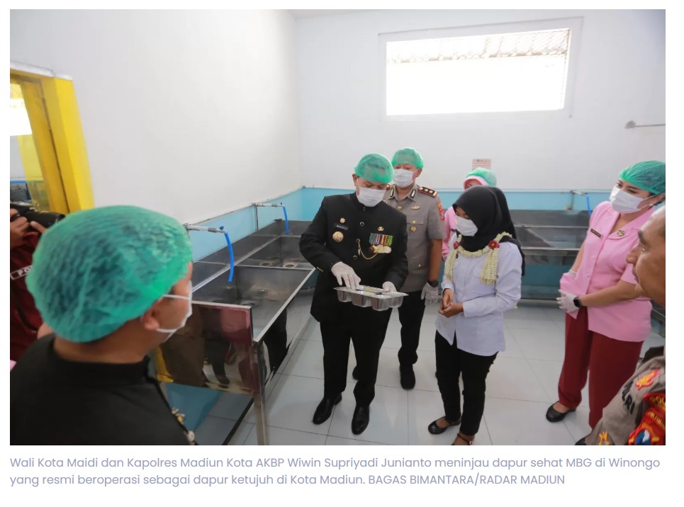 7 Dapur MBG di Madiun Sudah Beroperasi, 9 Lagi Segera Menyusul