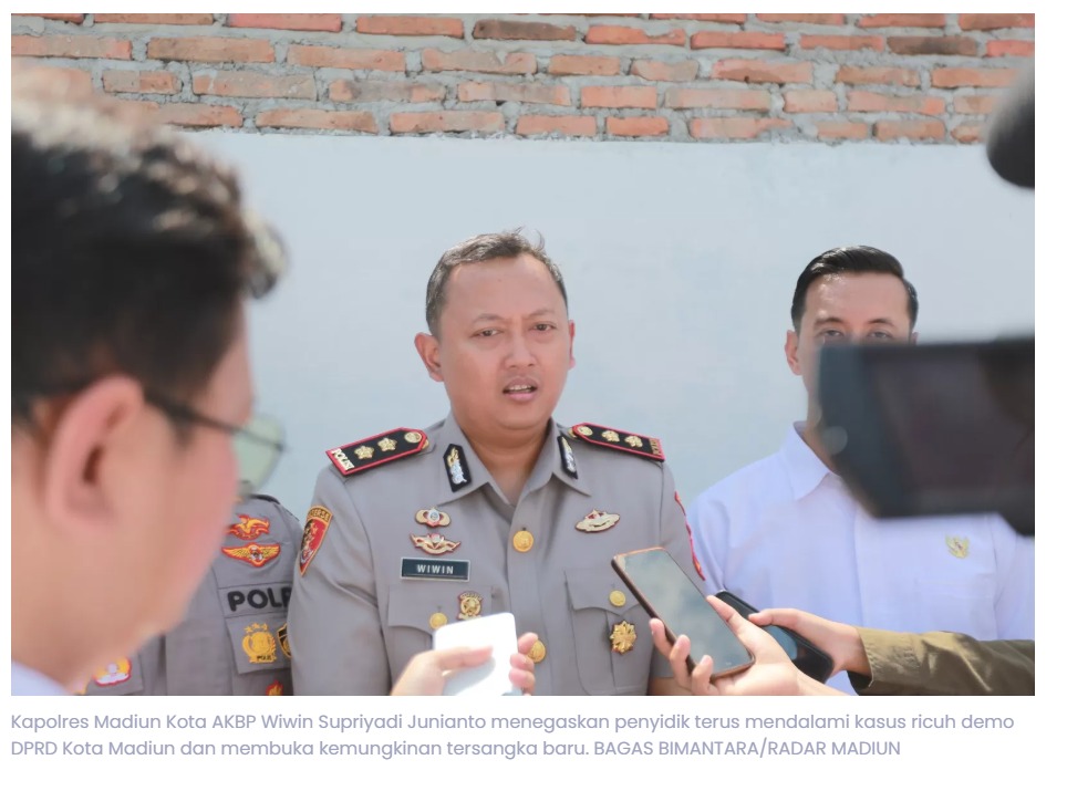 Kasus Ricuh Demo DPRD Kota Madiun, Polisi Dalami Tersangka Baru