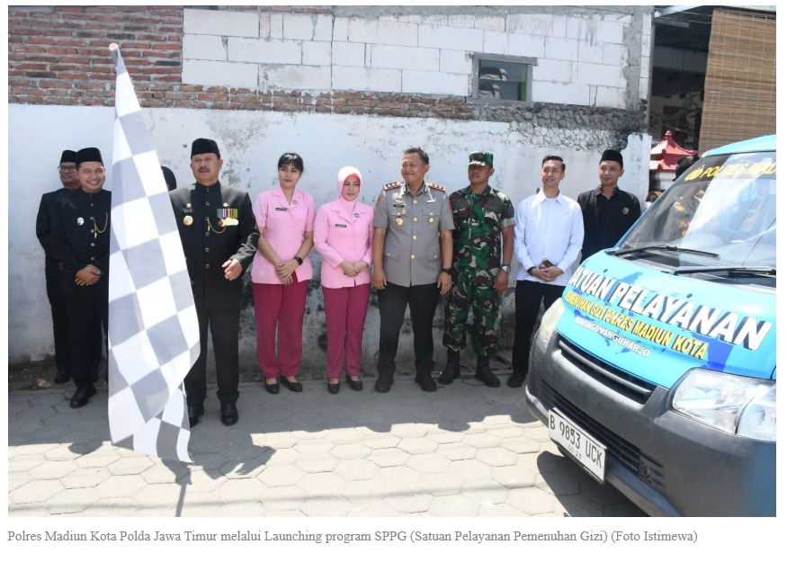 Polres Madiun Kota Launching SPPG Winongo Bukti Nyata Kepedulian Sosial