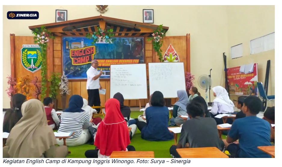 KKMP Winongo Hadirkan Kelas Inggris yang Libatkan Relawan Asal Kanada