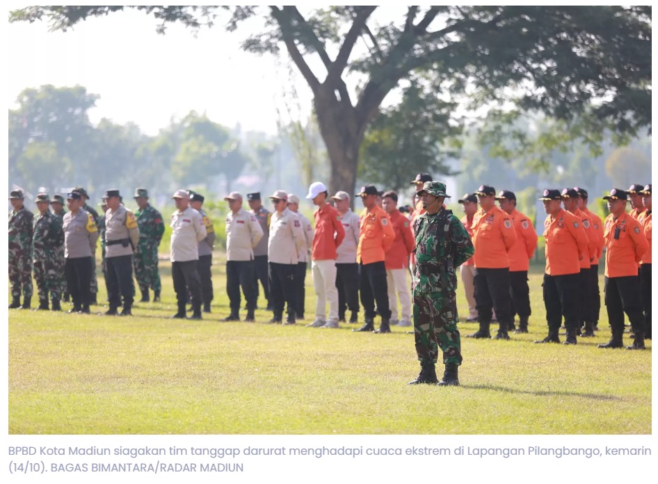 BPBD Kota Madiun Catat 152 Bencana, Lima Wilayah Masuk Zona Merah Banjir