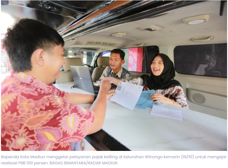 Bapenda Kejar Penagihan Rp 584 Juta, Target PBB Madiun Nyaris Tembus 100 Persen
