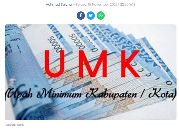 Kota Madiun Godok UMK 2023, Besaran Upah Minimum Diprediksi Naik
