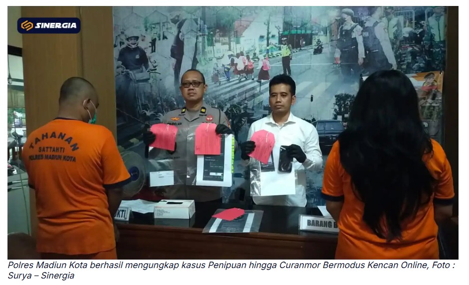 Polres Madiun Kota Bongkar Kasus Penipuan hingga Curanmor Bermodus Kencan Online