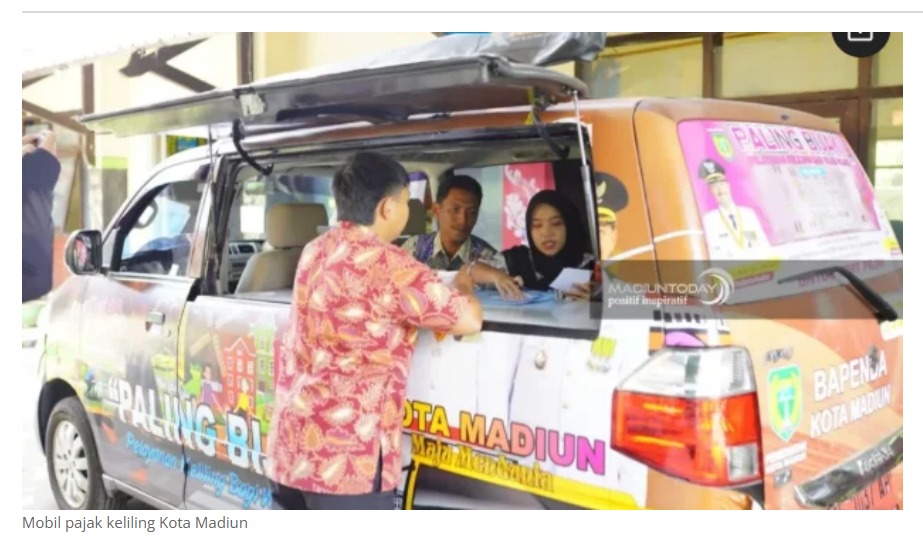 Bapenda Kota Madiun Kerahkan Tim Layanan Keliling Kejar Target Pembayaran PBB