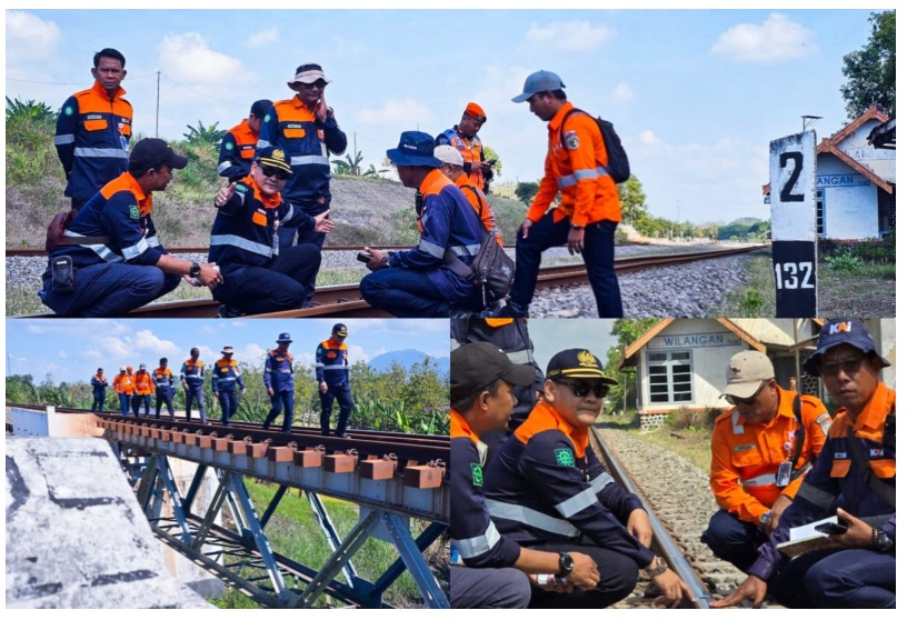 Musim Hujan, Vice President Daop 7 Madiun Pimpin Langsung Pemeriksaan Lintas