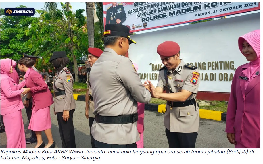 Rotasi Jabatan di Polres Madiun Kota, Tekankan Profesionalisme dan Adaptasi Cepat