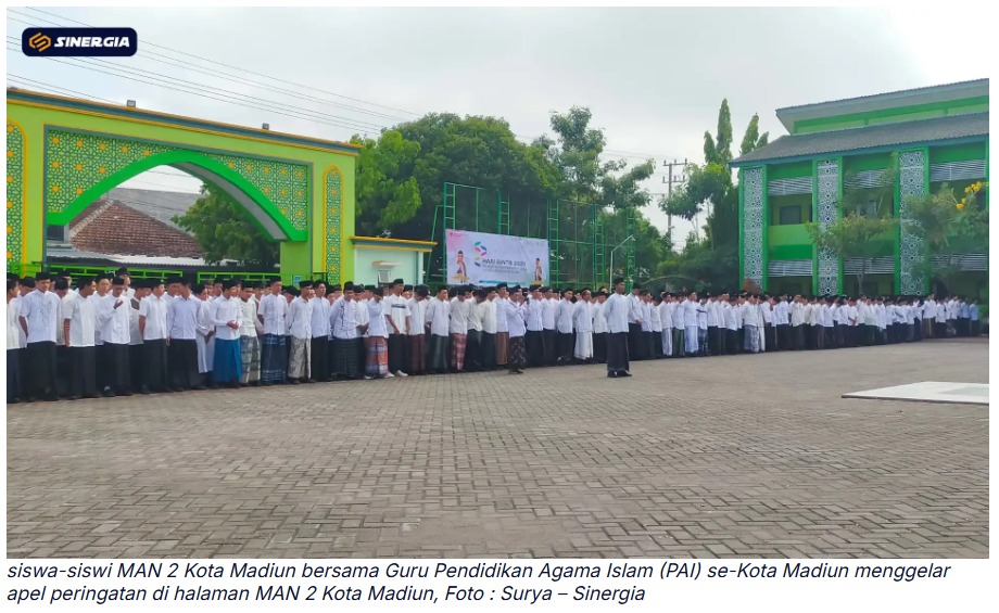 Kemenag Kota Madiun Ajak Santri Jadi Benteng Moral di Era Digital
