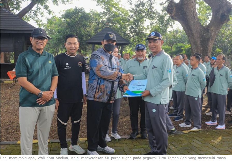 Wali Kota Madiun Dorong Perumdam Tirta Taman Sari Semakin Mandiri dan Kontributif