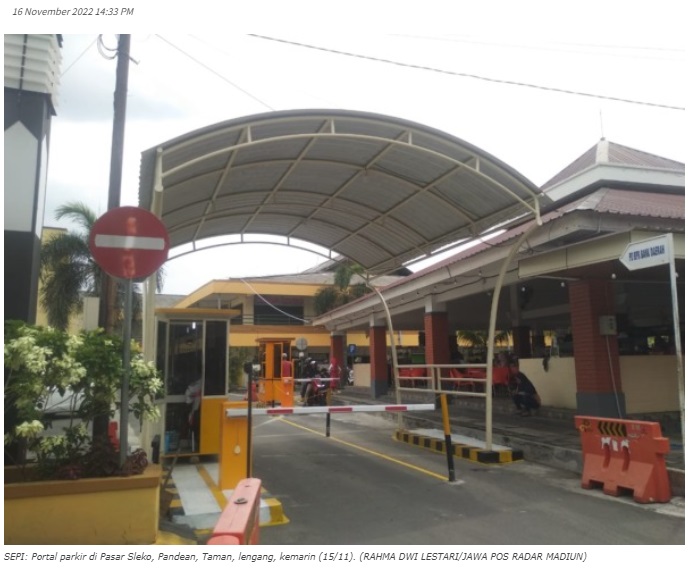 Pendapatan Retribusi Parkir Pasar Tradisional Kota Madiun Kurang Rp 300 Juta