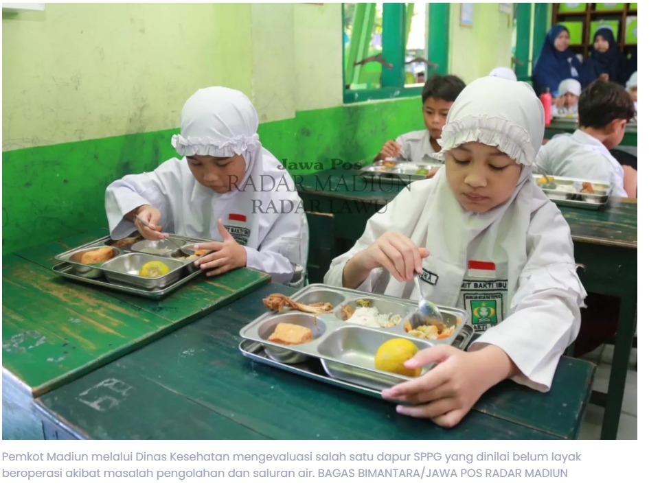 Satu Dapur SPPG Tak Layak Operasi, Wali Kota Madiun Instruksikan Pembenahan Fasilitas
