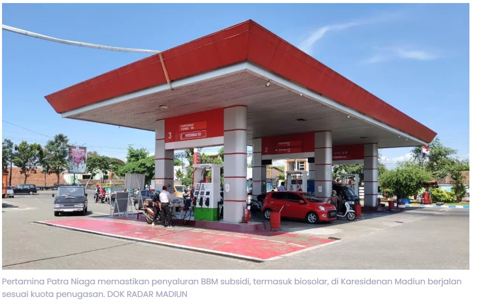 Pertamina Pastikan BBM Subsidi di Madiun Aman hingga Akhir Tahun