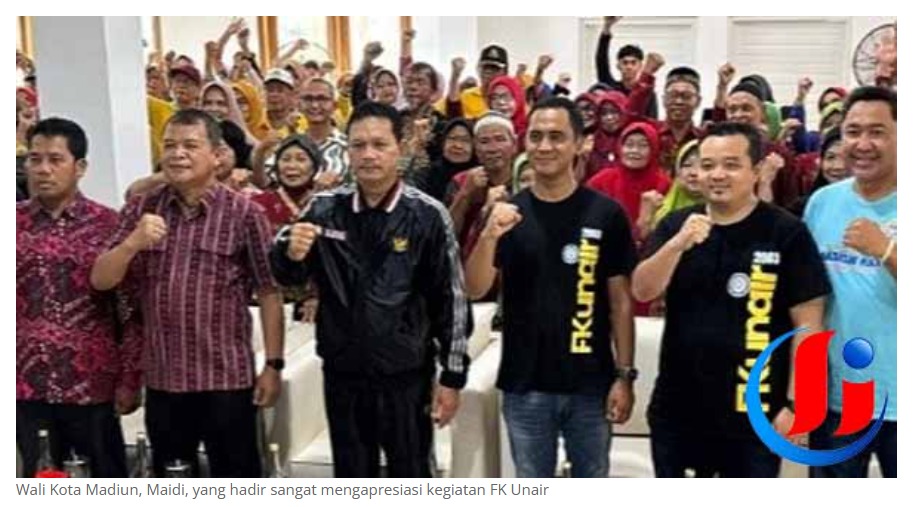 Jaga Kwalitas Hidup, Wali Kota Madiun Gandeng Tim Pemeriksaan Kesehatan FK UNAIR Untuk Lansia