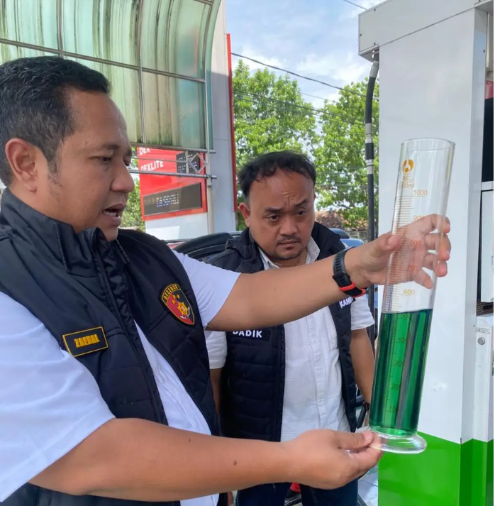 Polres Madiun Kota Sidak SPBU Terkait Isu “Motor Brebet” Ini Hasilnya