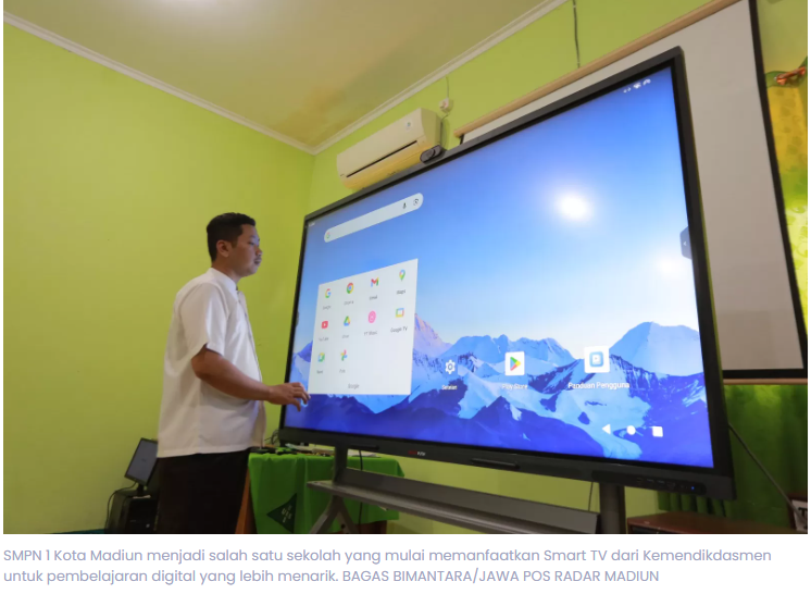 Puluhan Sekolah di Madiun Dapat Smart TV dari Presiden, Begini Manfaatnya!