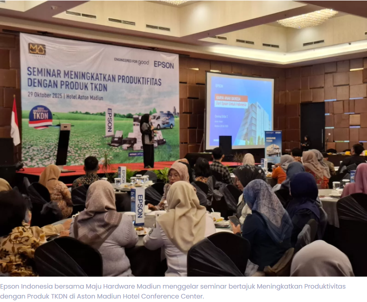 Lewat Epson TKDN Caravan, Epson Edukasi Pelaku Industri di Madiun Soal Produk Lokal Bersertifikat