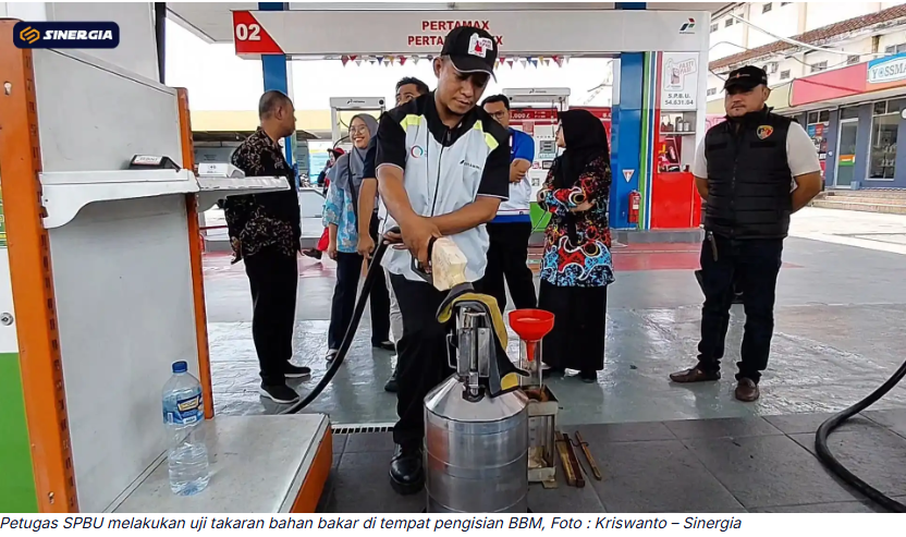 Pertamina dan Pemkot Madiun Cek Kualitas BBM di SPBU Yos Sudarso