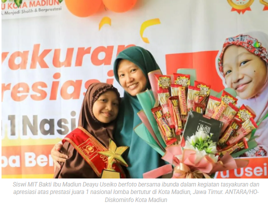 Siswa MI asal Kota Madiun raih juara 1 lomba bertutur nasional 2025
