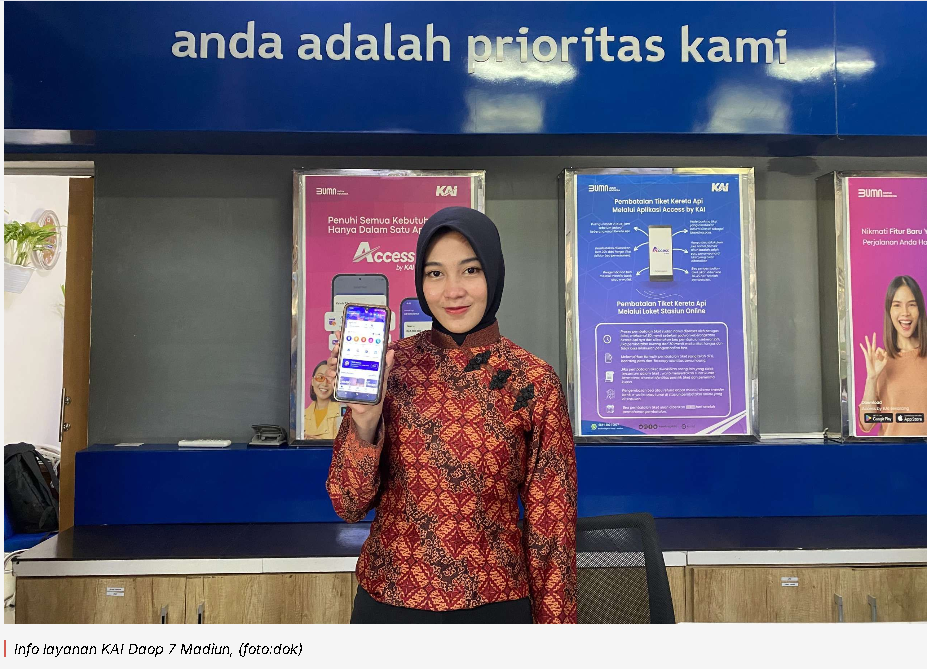 KAI Daop 7 Madiun Informasikan Perubahan Layanan KAI121