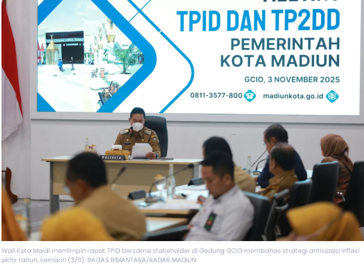 Wali Kota Madiun Waspadai Lonjakan Harga Jelang Natal dan Tahun Baru
