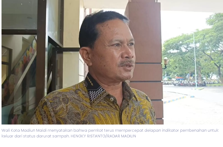 Kota Madiun Masuk Daftar Darurat Sampah, Wali Kota Maidi Beberkan Langkah Pembenahan