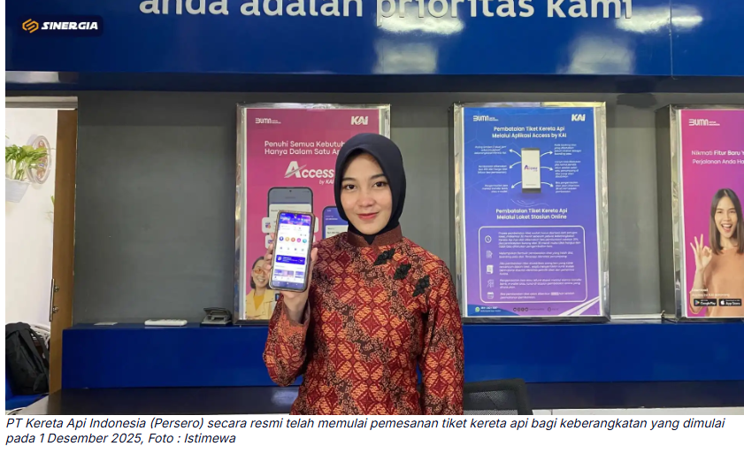 Secara Bertahap, KAI Daop 7 Madiun Buka Pemesanan Tiket untuk Perjalanan Mulai 1 Desember 2025