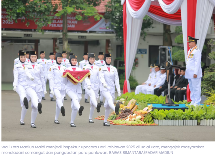 Wali Kota Maidi Ajak Warga Madiun Teladani Semangat Pahlawan di Era Modern