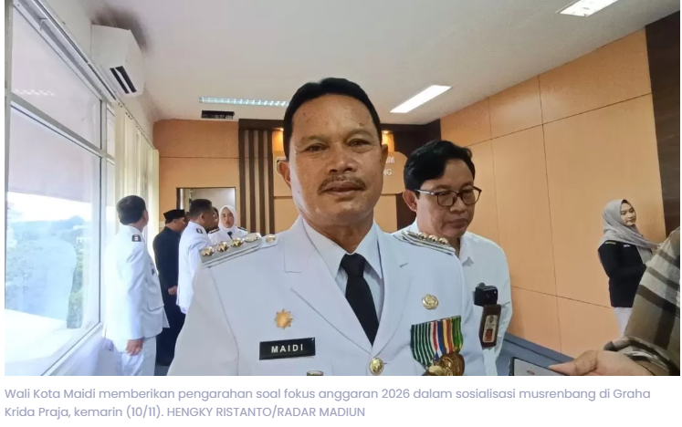 APBD Kota Madiun 2026 Dipangkas Rp 183 Miliar, Begini Strategi Wali Kota Maidi