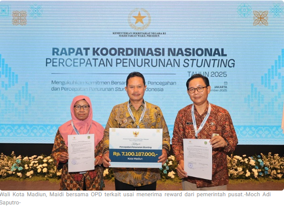 Kota Madiun Raih Reward Rp 7,1 Miliar, Bukti Nyata Keberhasilan Tekan Stunting