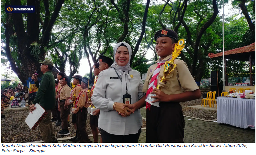 Siswa SD dan SMP Kota Madiun Unjuk Diri di Lomba Giat Prestasi dan Karakter 2025
