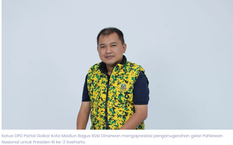 Golkar Kota Madiun Apresiasi Penganugerahan Gelar Pahlawan Nasional untuk Soeharto