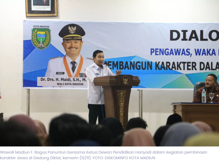 Cegah Kenakalan Pelajar, Pemkot Madiun Perkuat Pembinaan Karakter di Sekolah