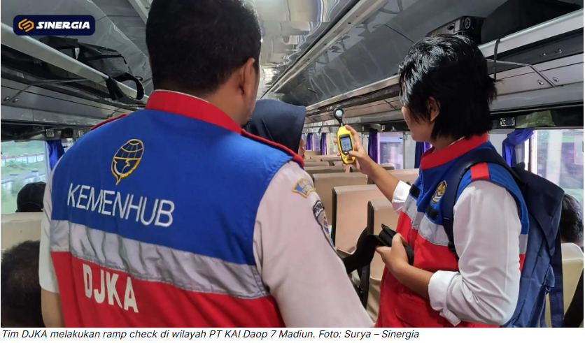DJKA dan KAI Daop 7 Lakukan Ramp Check Jelang Angkutan Nataru 2025/2026