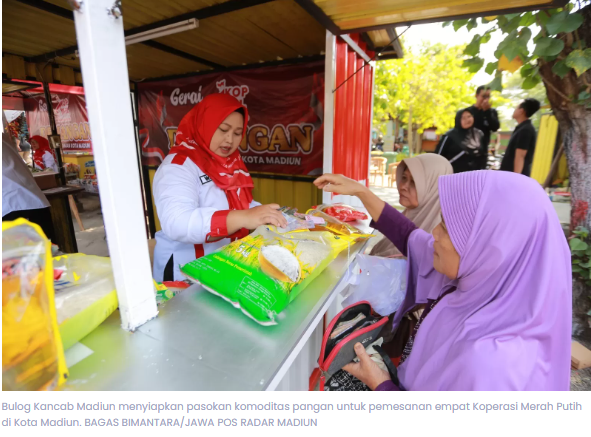 Empat KMP di Madiun Dapat Pasokan Bulog, Beras SPHP Dibatasi Dua Ton