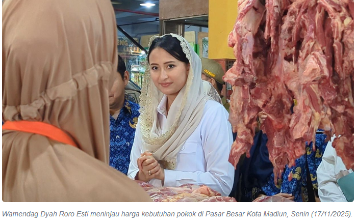 Wamendag Turun ke Pasar Besar Madiun, Pemkot Siap Hadapi Lonjakan Harga Jelang Nataru