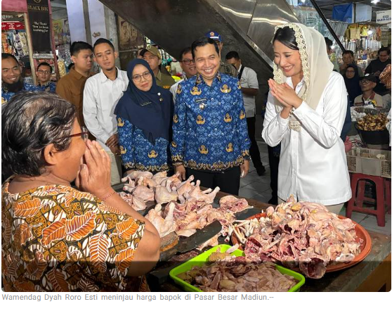 Wamendag Apresiasi Wartekin Kota Madiun sebagai Andalan Tekan Harga Pangan Jelang Nataru