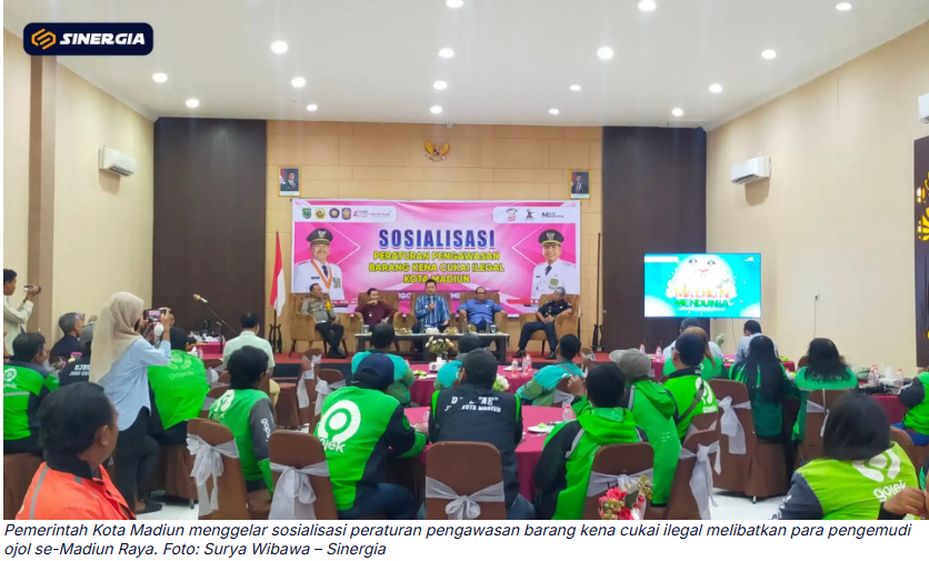Libatkan Ojol, Pemkot Madiun Perkuat Pengawasan Peredaran Rokok Ilegal