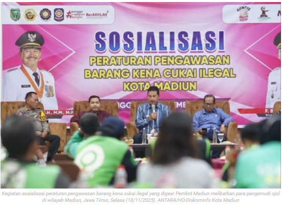 Pemkot Madiun libatkan ojol dalam pengawasan peredaran rokok ilegal