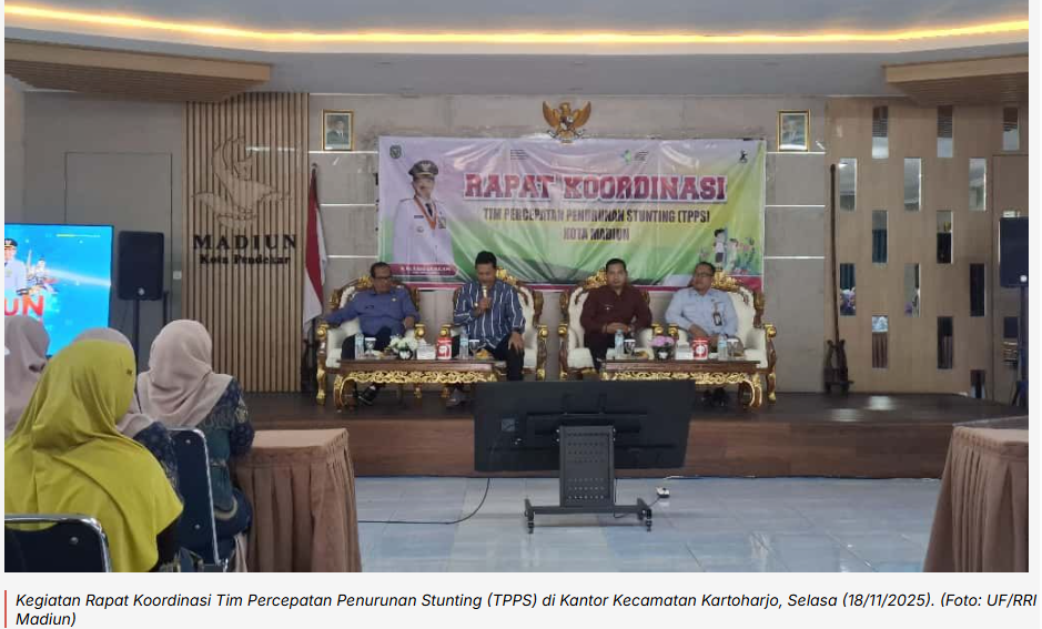 Dinkes Kota Madiun Libatkan Lintas Sektor Tangani Stunting